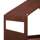vidaXL Függő madáretető Időjárásálló Acél Rozsdás 30 x 23 x 23 cm