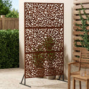 vidaXL Magánszféra Képernyő 100 x 50 x 180 cm Időjárásálló Acél