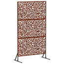 vidaXL Magánszféra Képernyő 100 x 50 x 180 cm Időjárásálló Acél