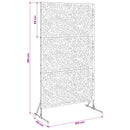 vidaXL Magánszféra Képernyő 100 x 50 x 180 cm Időjárásálló Acél
