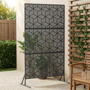 vidaXL Magánszféra Képernyő 100 x 50 x 180 cm Acél Antracitszürke