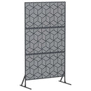vidaXL Magánszféra Képernyő 100 x 50 x 180 cm Acél Antracitszürke