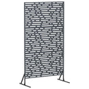 vidaXL Magánszféra Képernyő 100 x 50 x 180 cm Acél Antracitszürke