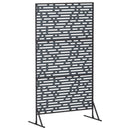 vidaXL Magánszféra Képernyő 100 x 50 x 180 cm Acél Antracitszürke