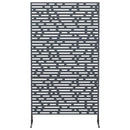 vidaXL Magánszféra Képernyő 100 x 50 x 180 cm Acél Antracitszürke