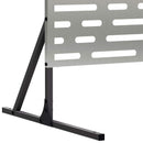 vidaXL Magánszféra Képernyő 100 x 50 x 180 cm Horganyzott Acél Ezüst