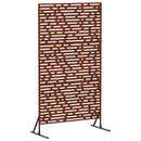 vidaXL Magánszféra Képernyő 100 x 50 x 180 cm Időjárásálló Acél