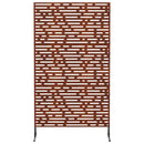 vidaXL Magánszféra Képernyő 100 x 50 x 180 cm Időjárásálló Acél