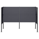 vidaXL Kukásláda képernyő 167 x 85 x 113 cm Acél Antracitszürke