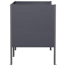 vidaXL Kukásláda képernyő 167 x 85 x 113 cm Acél Antracitszürke
