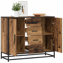 vidaXL Széf Antik Fa 92 x 35 x 76 cm Szerelt Fa