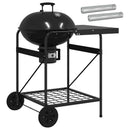 vidaXL Faszenes grillsütő füstölő csövekkel 91 x 71 x 107 cm Acél