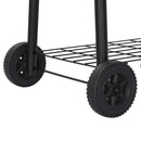 vidaXL Kültéri grill 103 x 60 x 113 cm Acél Fekete