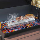 vidaXL Kültéri grill 103 x 60 x 113 cm Acél Fekete