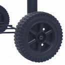 vidaXL Fak grill 75 x 48 x 120 cm Porszórt acél és műanyag Ezüst