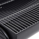 vidaXL Hordós grill 2 főzőrácsos 3 pcs 80 x 73 x 90 cm Fém Fekete
