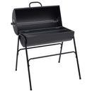 vidaXL Hordós grill 2 főzőrácsos 3 pcs 80 x 73 x 90 cm Fém Fekete