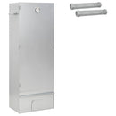 vidaXL Füstölő Sütő 3 pcs 44,5 x 29 x 110 cm Horganyzott acél Ezüst