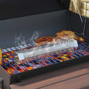 vidaXL Faszenes grillsütő füstölő csövekkel 91 x 71 x 107 cm Acél