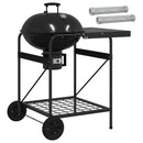 vidaXL Faszenes grillsütő füstölő csövekkel 91 x 71 x 107 cm Acél