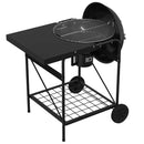 vidaXL Faszenes grillsütő füstölő csövekkel 91 x 71 x 107 cm Acél