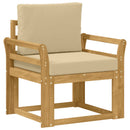 vidaXL 2 Darab Kültéri kanapé szett Poliészter Fehér és bézs