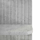 vidaXL Falpolc 2 db Betonszürke 23 x 13.5 x 37.5 cm Szerelt Fa