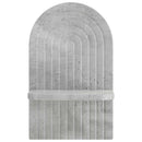 vidaXL Falpolc 2 db Betonszürke 23 x 13.5 x 37.5 cm Szerelt Fa