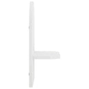 vidaXL Falpolc 2 db Magasfényű Fehér 23 x 13.5 x 37.5 cm Szerelt Fa