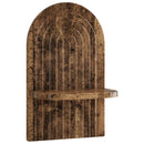 vidaXL Falpolc 2 db Antik Fa 23 x 13.5 x 37.5 cm Szerelt Fa