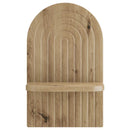 vidaXL Falpolc 2 db Kézműves Tölgy 23 x 13,5 x 37,5 cm Szerelt Fa
