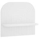 vidaXL Falpolc 2 db Fehér 41 x 13.5 x 37.5 cm Szerelt Fa