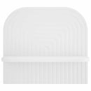 vidaXL Falpolc 2 db Fehér 41 x 13.5 x 37.5 cm Szerelt Fa