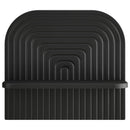 vidaXL Falpolc 2 db Fekete 41 x 13,5 x 37,5 cm Szerelt Fa