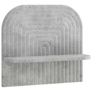 vidaXL Falpolc 2 db Betonszürke 41 x 13.5 x 37.5 cm Szerelt Fa