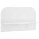 vidaXL Falpolc 2 db Fehér 60 x 13,5 x 37,5 cm Szerelt Fa