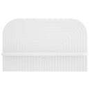 vidaXL Falpolc 2 db Fehér 60 x 13,5 x 37,5 cm Szerelt Fa