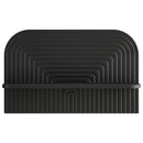 vidaXL Falpolc 2 db Fekete 60 x 13.5 x 37.5 cm Szerelt Fa