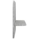 vidaXL Falpolc 2 db Betonszürke 60 x 13.5 x 37.5 cm Szerelt Fa