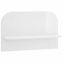 vidaXL Falpolc 2 db Magasfényű Fehér 60 x 13,5 x 37,5 cm Szerelt Fa