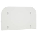 vidaXL Falpolc 2 db Magasfényű Fehér 60 x 13,5 x 37,5 cm Szerelt Fa