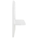 vidaXL Falpolc 2 db Magasfényű Fehér 60 x 13,5 x 37,5 cm Szerelt Fa