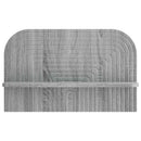 vidaXL Falpolc 2 db Szürke Sonoma 60 x 13,5 x 37,5 cm Szerelt Fa