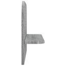 vidaXL Falpolc 2 db Szürke Sonoma 60 x 13,5 x 37,5 cm Szerelt Fa