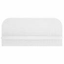 vidaXL Falpolc 2 db Fehér 80.5 x 13.5 x 37.5 cm Szerelt Fa