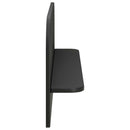 vidaXL Falpolc 2 db Fekete 80,5 x 13,5 x 37,5 cm Szerelt Fa