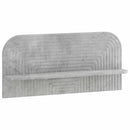 vidaXL Falpolc 2 db Betonszürke 80,5 x 13,5 x 37,5 cm Szerelt Fa