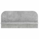 vidaXL Falpolc 2 db Betonszürke 80,5 x 13,5 x 37,5 cm Szerelt Fa