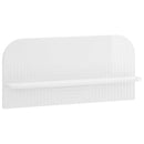 vidaXL Falpolc 2 db Magasfényű Fehér 80,5 x 13,5 x 37,5 cm Szerelt Fa