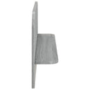 vidaXL Falpolc 2 db Szürke Sonoma 80,5 x 13,5 x 37,5 cm Szerelt Fa